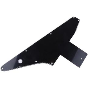 3 Ply Guitar Pickguard Pick Guard For Explorer For '76 Reissue Black Part Guitar Backplate Black