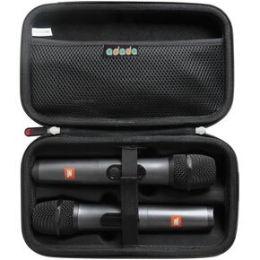 Hard Travel Case for JBL Wireless Two Microphone System with Dual-Channel Receiver