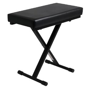 Ultimate Support JSXB100B Ultimate 300LB Keyboard Bench, OneSize, Black