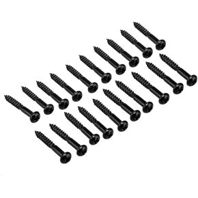 Musiclily Pro Guitar Tremolo Bridge Mounting Screws for Strat, Gold (Set of 20)