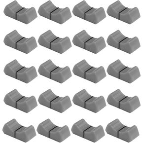 20pcs Console Mixer Slide Fader Knobs with Black Markers for Replacement Potentiometer Knobs (fits Holes 4 x 0.9mm)