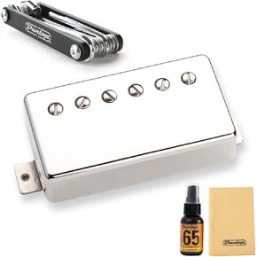 Seymour Duncan SH-55n Seth Lover 1-Conductor Pickup - Nickel Neck Position - Bundle with Dunlop Multi-Tool and Cleaning Kit