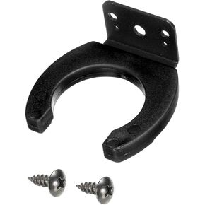 PATIKIL Microphone Holders Wall Mounted Mic Holder Microphone Hook Stands Brackets for Home Office Black