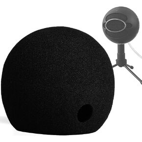 Chromlives Mic Foam Cover Compatible with Blue Snowball Ice,Pop Filfter Windscreen Cover Compatible with Blue Snowball