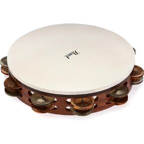 Pearl Orchestral Tambourine German Silver/Beryllium Copper Double Row (PETM1018GC)