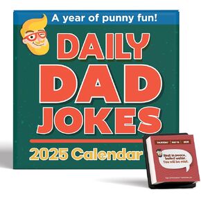 That's So Dad - Dad Joke Calendar 2025, Page A Day Tear Off Calendar Gift For The Dad Joke Lover, Great Christmas Gift, Funny Daily Dad Jokes Desk Calendar (2025 Calendar)