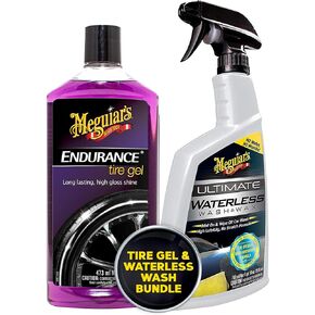Meguiar's Ultimate Waterless Wash & Wax and Water Magnet Microfiber Drying Towel Bundle