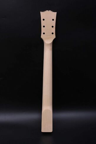 غيتار كهربائي Yinfente برقبة 22 فريت 24.75 بوصة من خشب القيقب وخشب الورد ولوحة جيتار كهربائية بديلة برأس ملزم in Kuwait