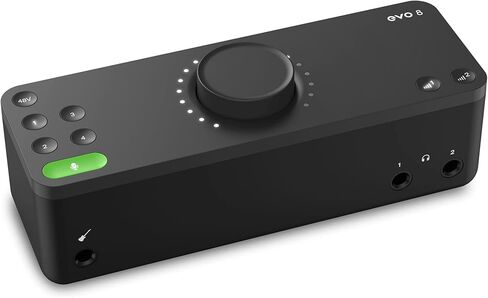 حزمة واجهة الصوت Audient EVO 4 2-In 2-Out USB مع كابل الآلة، وكابل XLR، وقطعة قماش تلميع Austin Bazaar in Kuwait