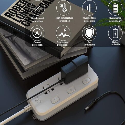 محول إمداد الطاقة Toxaoii 9V لدواسات الجيتار، سلك شاحن محول تيار متردد تيار متردد متوافق مع دواسة تأثيرات BOSS، لوحة مفاتيح البيانو، قابس دواسات تأثيرات الجيتار (9.8 قدم) in Kuwait