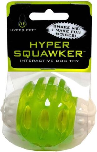 Hyper Pet Hyper Squawkers Dog Jack Durable Dog Toy Designed from TPR and Nylon with an Enticing Giggle Noise Medium in Kuwait