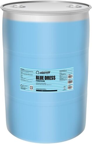 Nanoskin BLUE DRESS Premium Dressing - Sprayable Interior & Exterior Dressing| Works on Tire, Vinyl, Rubber, Plastic & Trim | Safe for Cars, Trucks, Motorcycles, RVs, Light Blue, 128 Fl Oz (Pack of 1) in Saudi Arabia