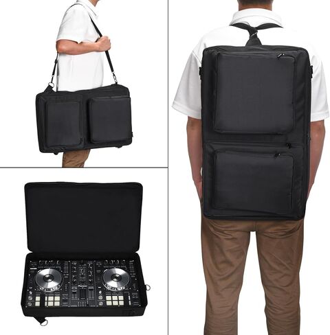 حقيبة سفر لـ Pioneer DDJ SR2 /SR/DDJ 202 /S4 Mk3 DDJ-REV1 / Mixtrack Platinum FX وHercules Inpulse 500 مع حزام كتف متوافق مع وحدة تحكم DJ مقاس 22.44 * 13.7 * 3.15 بوصة in Saudi Arabia