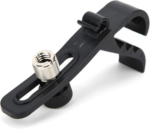 Drum Microphone Clip, 4pcs Adjustable Drum Microphone Clamps Shockproof Securing Clamp Mount Holder Drum Rim Mic Clips Musical Instrument Supplies in Saudi Arabia