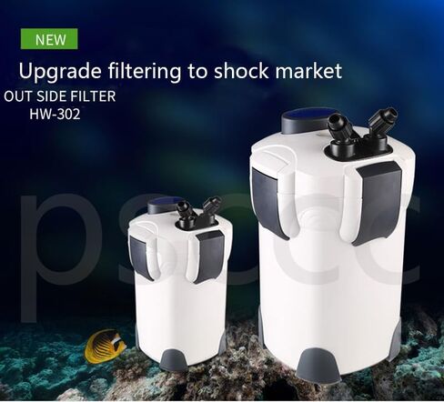 فلتر علبة خارجي بلون بحري 3/4 مراحل بمعدل تدفق 370/525 جالون في الساعة مياه مالحة طازجة (3 مراحل 370 جالون في الساعة) يأتي مع وسائط مرشح in Kuwait