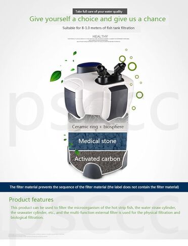 فلتر علبة خارجي بلون بحري 3/4 مراحل بمعدل تدفق 370/525 جالون في الساعة مياه مالحة طازجة (3 مراحل 370 جالون في الساعة) يأتي مع وسائط مرشح in Kuwait