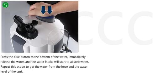 فلتر علبة خارجي بلون بحري 3/4 مراحل بمعدل تدفق 370/525 جالون في الساعة مياه مالحة طازجة (3 مراحل 370 جالون في الساعة) يأتي مع وسائط مرشح in Kuwait