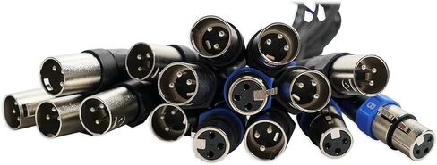 Rockville SX1650 16 Channel 50 Foot XLR Snake Cable, 100% OFC, Double Shielded in Saudi Arabia