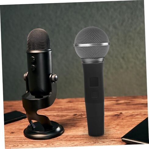ibasenice 1 Set Microphone Protective Case Cordless Handheld Microphone Handle Cover Microphone Handle Sleeve Mic Cover Mic Handle Cover Handles Mics Mic Sleeve Wireless Generous in Saudi Arabia