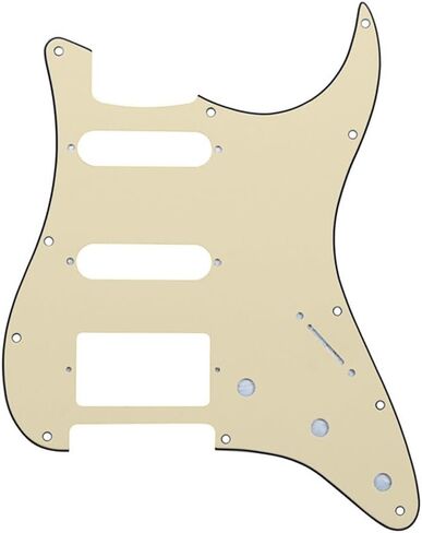 11 Hole Aged White Strat HSS Pickguard Guitar BackPlate Set For Fender US/Mexico Made Standard Stratocaster Guitar Part in Saudi Arabia