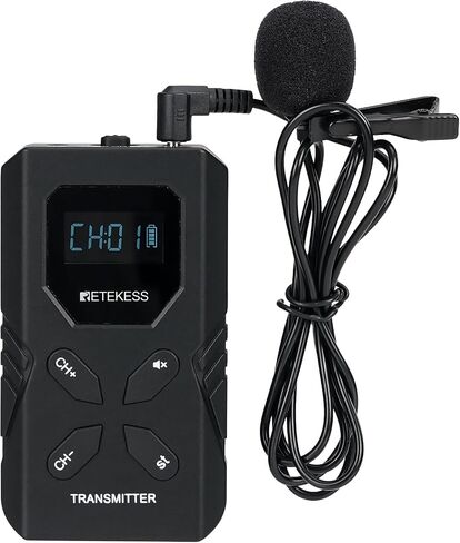 Retekess TT117 Tour Guide System, Simultaneous Interpreting Equipment, Stereo Support, Wireless Tour Guide Voice Audio Transmission System for Court, Factory, School in Saudi Arabia