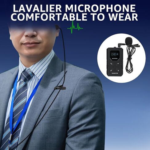 Retekess TT117 Tour Guide System, Simultaneous Interpreting Equipment, Stereo Support, Wireless Tour Guide Voice Audio Transmission System for Court, Factory, School in Saudi Arabia