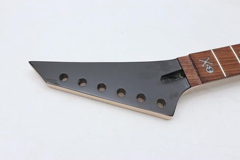 Maple Guitar Neck for jackon style part replacement 24 Fret 25.5inch Rosewood Fretboard with Skull inlay Bolt on in Saudi Arabia