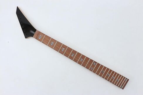 Maple Guitar Neck for jackon style part replacement 24 Fret 25.5inch Rosewood Fretboard with Skull inlay Bolt on in Saudi Arabia