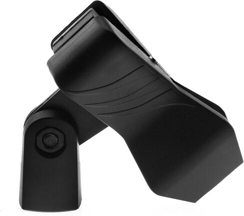 Microphone Butterfly Clip RLECS 2PCS Adjustable Handhold Butterfly Microphone Clip Holder with 5/8inch Male to 3/8inch Female Nut Adapters for Handhold Microphone, Mic Clip Holder in Saudi Arabia