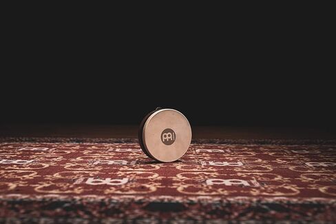 Meinl Percussion 7 1/2" Frame Drum with Set of 3 Jingles, Kanjira-NOT Made in China-Goat Skin Head, Antique Brown Finish, 2-Year Warranty, (FD7KA) in Saudi Arabia