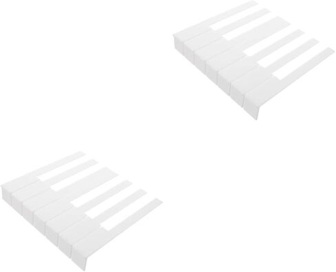 Vaguelly 52pcs البيانو الأبيض مفتاح الجلد إصلاح مفاتيح البيانو البيانو Keytops لوازم البيانو Keytops عدة لوحة المفاتيح البيانو البيانو لوحة المفاتيح الملحقات لوحة المفاتيح البيضاء لوحة المفاتيح البيانو أدوات إصلاح قوس in Kuwait