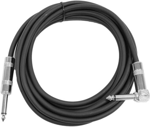 Seismic Audio SAGC10R-Green 10-Feet TS 1/4-Inch to 1/4-Inch Right Angle TS Guitar Cables, Green in Saudi Arabia