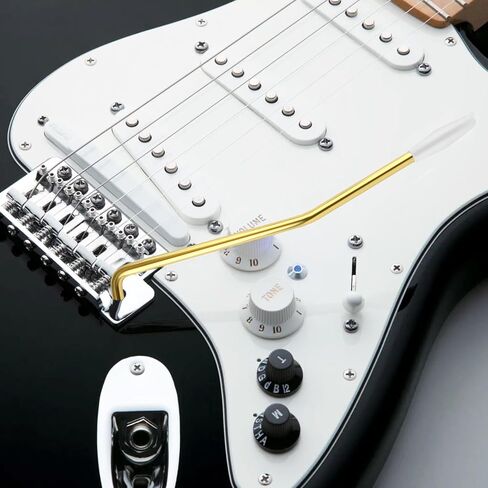 1 Pcs 6MM Metal Electric Guitar Tremolo Arm Whammy Bar Vibrato Arm Thread Single Tremolo Arm for Guitar Accessories (Black) in Saudi Arabia