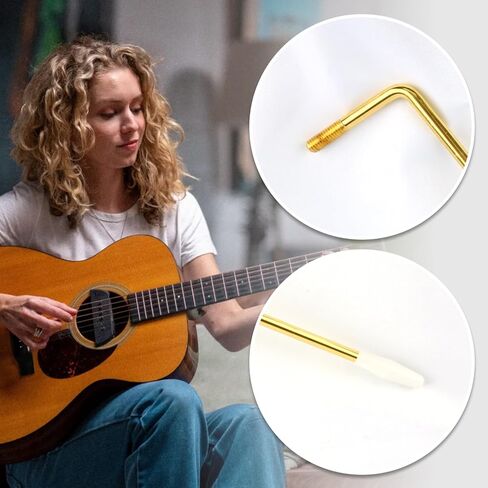 1 Pcs 6MM Metal Electric Guitar Tremolo Arm Whammy Bar Vibrato Arm Thread Single Tremolo Arm for Guitar Accessories (Black) in Saudi Arabia