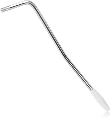 1 Pcs 6MM Metal Electric Guitar Tremolo Arm Whammy Bar Vibrato Arm Thread Single Tremolo Arm for Guitar Accessories (Black) in Saudi Arabia