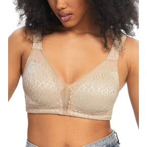 HACI Women's Minimizer Bra Full Coverage Everyday Wirefree Non Padded Plus Size for Large Bust Support Seamless