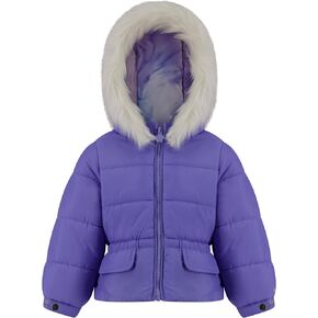 LONDON FOG Girls' Big Shine Heavyweight Warm Winter Coat Puffer Jacket