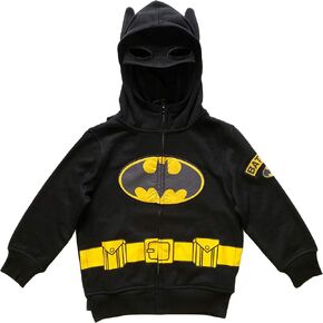 DC Batman Little & Big Boys Superhero Zip Hoodie