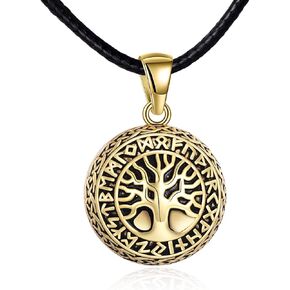 KZX Harmony Ball Necklace for Pregnancy Gold-Plated Copper Angel Caller Bell Pendant Music Bola Jewelry Gifts for New Mother Wife (Chain 36 inches)