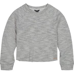 HUDSON Girls' Pullover Fleece Crewneck Sweatshirt