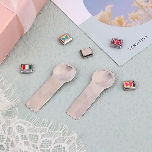 9 mm Italian Charm Opening Tool, Double Sided Italian Charm Tool for Adding and Removing 9mm Charms and Charm Stainless Steel Fashion Jewelry Italian Charm Bracelet Link Tool in Saudi Arabia