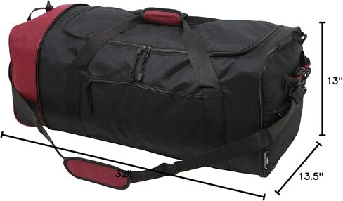 Travelers Club 32-inch Collapsible Expandble Travel Rolling Duffel Bag in Kuwait