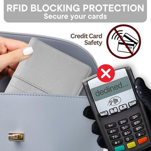 حامل جواز سفر إلزاما للنساء مع خاصية حجب RFID، محفظة غطاء جواز السفر مع جيب بسحاب، حامل بطاقات شريحة اتصال القلم، حافظة حماية لكتاب جواز السفر، محفظة سفر نحيفة لطيفة، رمادي فاتح in Kuwait