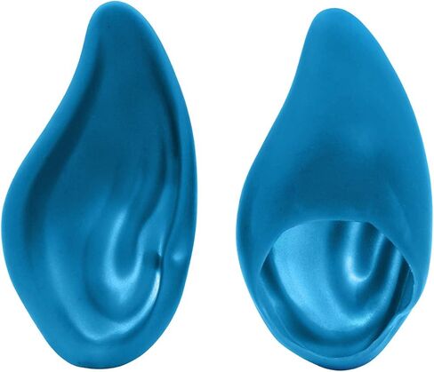 Nicky Bigs Novelties للبالغين آذان خرافية ناعمة فاخرة - آذان مدببة زرقاء - مكياج زي آذان قزم غريبة in Kuwait