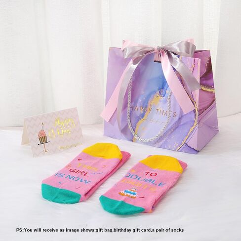 Crazy Silly Funny Socks for Kids Girls,Birthday Gifts for 10 Years Old Girl,10th Birthday Gifts for Preteen Girls in Kuwait