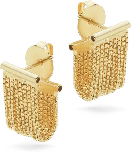 أقراط أذن مطلية بالذهب عيار 18 قيراط من أتينا للنساء | البندقية in Kuwait