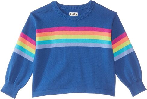 Hatley Girl's Groovy Stripes Pullover Sweater (Toddler/Little Kids/Big Kids) in Saudi Arabia