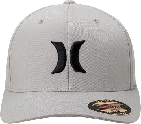 Hurley Mens Textured Fitted Baseball Cap, Moisture Wicking, Curved Brim in Kuwait