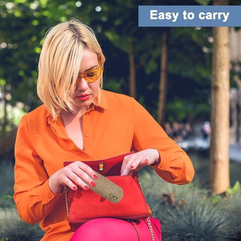 3 Pack Hard Shell Eyeglasses Case, Unisex Portable Glasses Protection Case Linen Fabrics Glasses Case in Kuwait