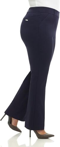 Rekucci Curvy Woman Ease into Comfort Barely Bootcut Plus Size Pant in Saudi Arabia